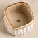 Pot "Elegy" gray 12x9cm, 0.6 l, d-9.5,