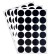 Stickers Waterproof "Circle", set of sheets 5 pcs., Cretaceous marker, diameter 1 stickers - 38 mm