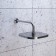 Shower watering can Iddis spahome, upper square, chrome