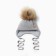 Children's hat minku with insulation, rn 42-44, color gray color