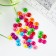 Beads for creativity plastic "Ring" Color set 100 pcs 1.2x1.2 cm