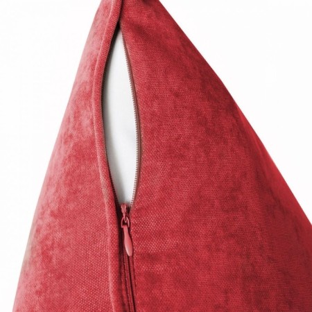 Decorative pillowcase "Tina", size 45x45 cm, red color-1