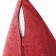 Decorative pillowcase "Tina", size 45x45 cm, red color