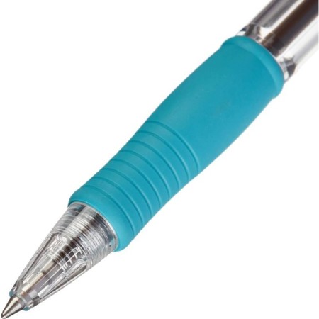 Automatic Balloon Pilot Super Grip, rubber emphasis, 0.7 mm, oil base, blue rod, blue body-3