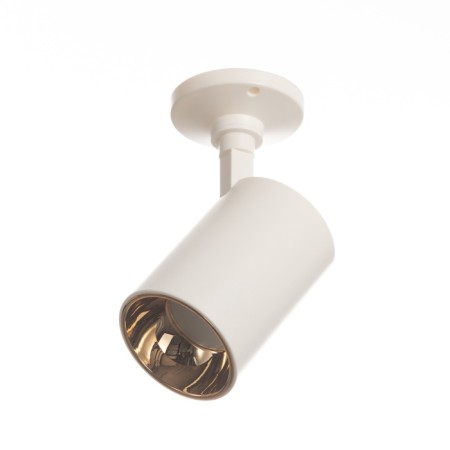 Rum Lamp GU10 10W white-gold 8x18x14 cm