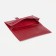 Women's wallet on the button, red color