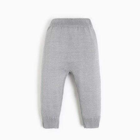 Pants knitted crumb I, height 68-74 cm, color gray color-3