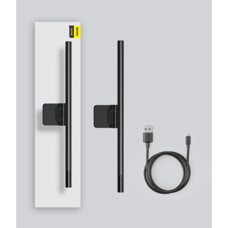 Suspended Baseus I-Wok Series USB Asymmetric Light Source Screen, Black-11