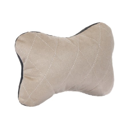 Car gift, a bone, on a headrest, "for you", velor, beige, 16 x 24 cm-3