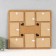 Photo frame LHDF "Home" 46x51 in 8 photos 10x15 cm, col. White/Wenge (plastic screen)
