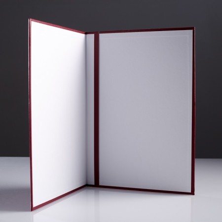 Address folder "universal" boumvinyl, soft, burgundy, A4-1