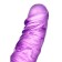 Fallomitator two -sided with vibropuli Toyfa DUBLE DILDO, TPR, purple color, 35 cm
