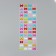 Stick plastic rhinestones "Cute bows" 10,5x32 cm