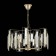 Suspended EVOLUCE lamp. Sle103403-05. Giano. 5x40 watts, E14, 56x56x28 cm, champagne color
