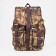 Tourist backpack, 55 liters, cord department, 4 outer pockets, ZFTS, brown color/camouflage