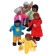 Set of mini-doll "Happy African American Family"