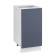 Floor cabinet 400 Helga, 400x500x824, white/Marengo software MDF