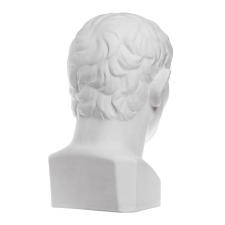 Gypsum figure famous people head Augustus, 26 x 28 x 48 cm-2