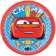 Paper plate "Happy Birthday!", 18 cm, cars