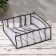 Organizer for storage of underwear "Pollen", 6 cells, 32 × 32 × 12 cm, color gray color