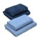 Set of towels "Pamir", size 50x80 cm - 2 pcs, 70x130 cm - 2 pcs, color blue