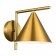 Sconces st. SL1007.201.01. Dizzie. 1x40 watts, E27, 20x22 cm, brass color
