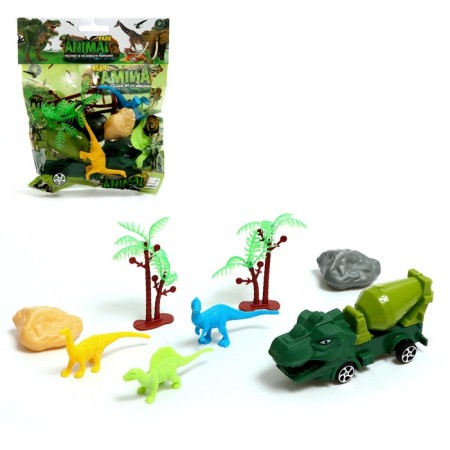 Truck "Animal Park", inertia, gaming set, mix
