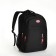Youth backpack from lightning textiles, 5 pockets, black/red color
