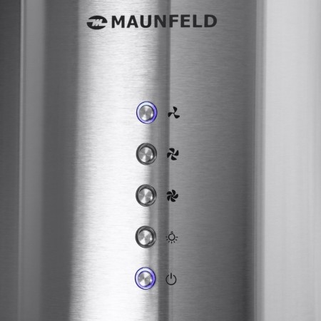 Exposure Maunfeld Lee Wall 35, designer, 1050 m3/h, 3 speeds, 35 cm, silver-8