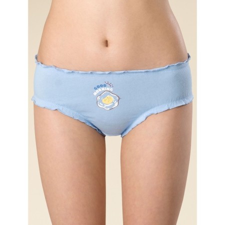 Panties for girls, height 110 cm, beige, blue, terracotta, 3 pcs-1