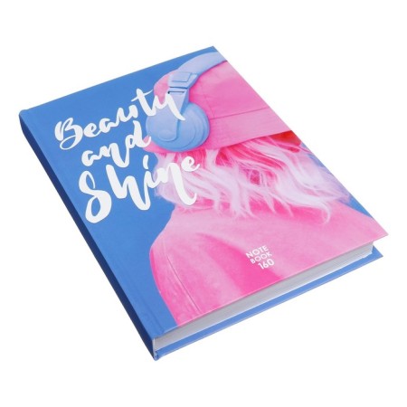 The diary of a low -up A5 160 sheets, cardboard 7BC, matte lamination, selective varnish, Beauty and Shine-2