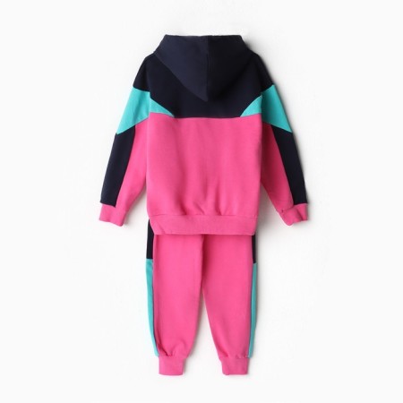 Suit for a girl (sweatshirt/pants), fuchsia color, height 86-92cm-10
