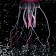 Decor for the Aquarium "Medusa" silicone, with a neon effect, 5 x 5 x 15 cm, pink