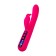 Vibrator to stimulate the Gp with the Eroteq rablock clitoral process, silicone, 23.5 cm, pink