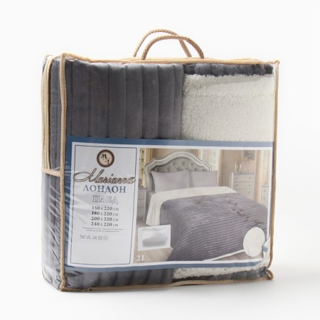 London Plaid, 230x250cm, Mech claim, 400 g/m, polyester-3