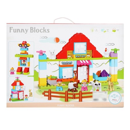 Design "Funny Farm", 2 assembly options, 85 parts-5