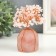 Souvenir Metal, Acryl "Treet of Good luck - Rose Rose roots