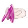 Nipple is an orthodaken "sea horse" dummy with a cap, +0 months, pink