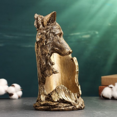 Standing for a bottle "Wolf" 26x17x13cm-5