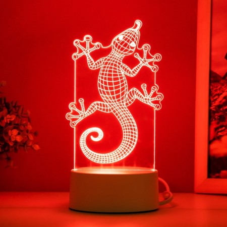 Geckon lamp LED white 9x9.5x15 cm Risalux-4