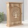 Klyuchnitsa tree 6 hooks "Tree of life" burlap 26.5x20.5x6 cm