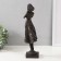 Polystone souvenir "Girl with a child" Black 34x9.5x9 cm