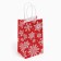 Gift package "Snowflakes", white craft, 12 x 21 x 9 cm, New Year