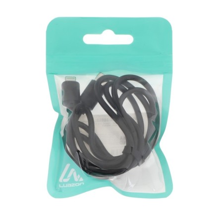 Luazon, Lightning cable - Type -C, 2 A, 1 m, for charging and synchronization, black-4