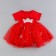 Carnival set "Stylish Princess": Rain, Red Dress with Crown, Height 104-110 cm