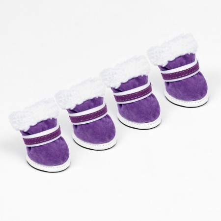 Shoes "for a walk", set 4 pcs, 4 size, purple