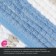 Bathroom rug IDDIS, 50x80 cm, shenill, blue color