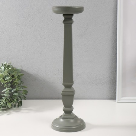 Summary tree for 1 candle "Greece" gray 11.5x11.5x39.5 cm-1