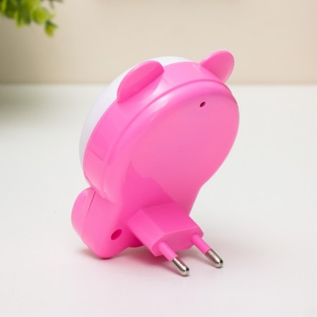 Panda nightlight LED white-pink 3.5x8x9.5 cm Risalux-4