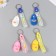 Trick rubber with strap "S Cilla Duck" MIX 4.5x6 cm